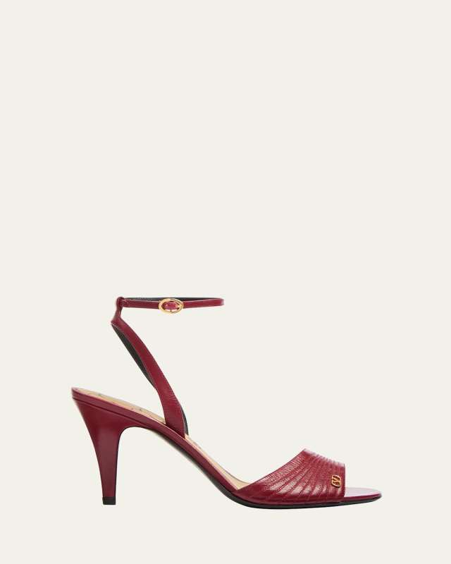 Ladycrush Leather Ankle-Strap Sandals